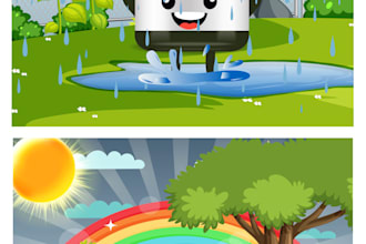 draw cute character illustration