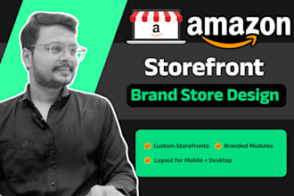 design and install modern amazon store or brand storefront