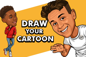 turn yourself into awesome cartoon illustrations