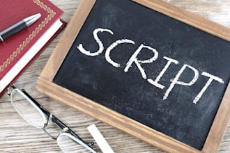 write your screenplay synopsis or elevator pitch
