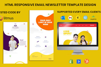 do convert jpg,pdf,psd,png to html email template for mailchimp etc