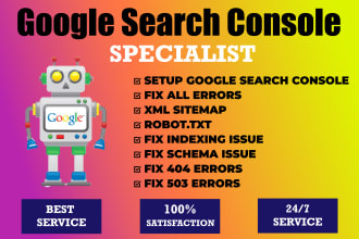 fix google search console and indexing errors for ranking