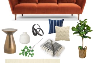 interior design and decorate a room