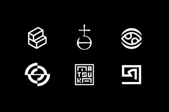 professionally design unique minimalistic and geometric logo