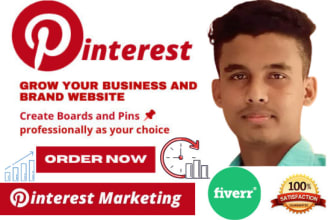 set up manage or update your pinterest profile SEO optimized boards with pins