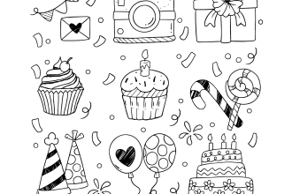 draw cute hand drawn  food doodle minimal illustration