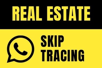 skip trace individuals, llcs and cash buyers