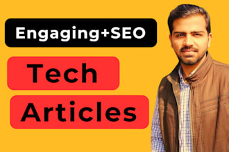 write SEO tech articles and blog posts