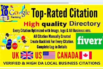 do top 360 UK business directories submissions and citations for local SEO