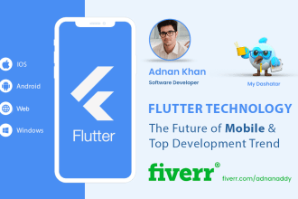 build mobile app using flutter for both android and ios