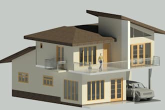 create architectural, structural drawings, 3d models using autocad, revit, v ray