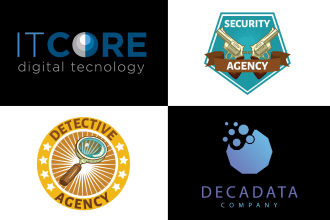 do creative high tech, crypto security and technology logo