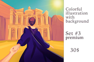 draw an illustration for your project, ad, guide, or music album cover