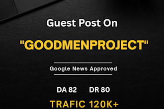 do guest on goodmenproject