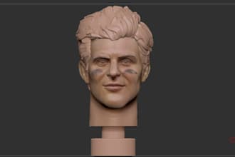 make a 3d bust face head model