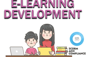 develop elearning course best on top level