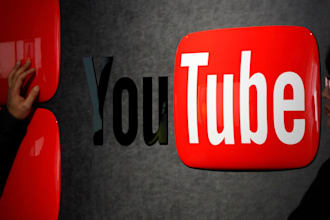 youtube outro, intro, and end screen with logo animation