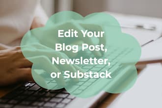 edit your blog or substack post