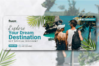 create facebook cover photo banner ads design