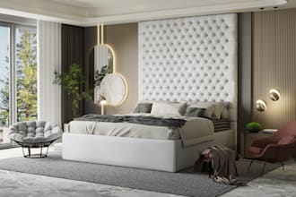 do realistic 3d modeling and rendering of furniture designs