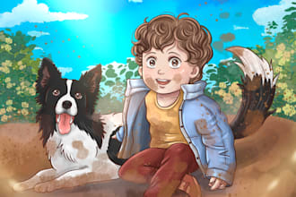 draw childrens storybook illustrations