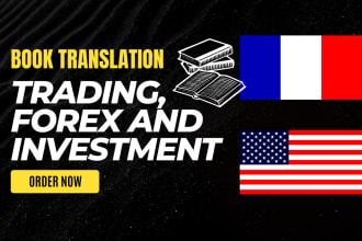 translate to english or french finance, trading, forex book