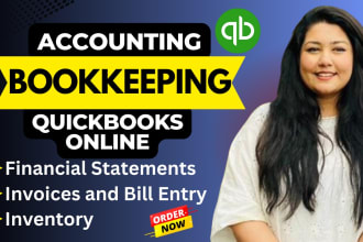 do monthly online bookkeeping online in quickbooks, xero, wave and zoho books
