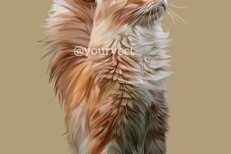 draw vector art from your pet photo