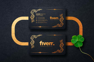 do a luxury and professional business card design