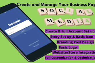 create and manage your business page