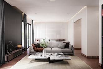 create realistic exterior or interior design render