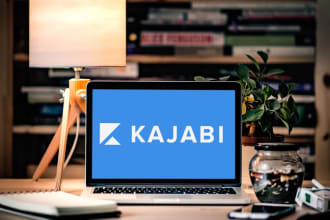 design a kajabi website, coaching website, sales funnel, setup online course