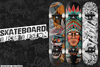 design cool skateboard deck
