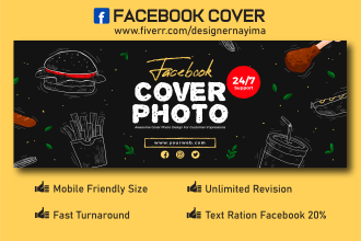 create a professional facebook cover photo