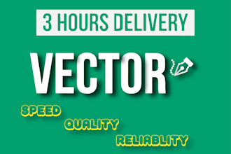 redraw ,vector trace, or image perfectly, vector tracing