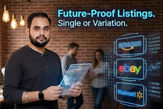 listing and variation expert of amazon ebay walmart shopify