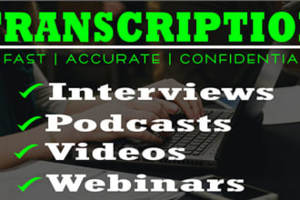 transcribe audio and video transcription
