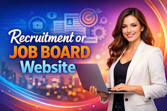 build a job board website, recruitment website, staffing agency website