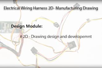 harness wiring design expert manufacturing 2d drawing
