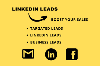 do lead generation b2b leads and linkedin search