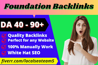 create mix foundation links with SEO foundation backlinks