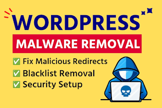 do wordpress malware removal, fix hacked wordpress website, remove virus