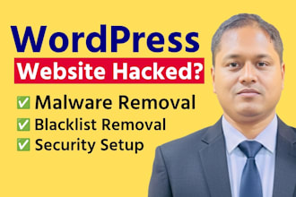 fix hacked wordpress website, remove malware and set up security