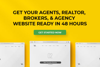 create a realtor website in 48 hours guaranteed