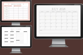 design high quality etsy digital planner