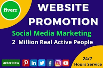 promote your website on social media