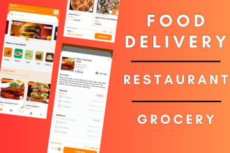 develop food delivery app like uber eats, grocery app
