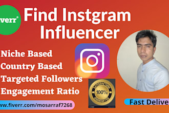 find instagram influencer for your niche