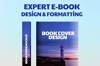 design e book cover and do e book formatting