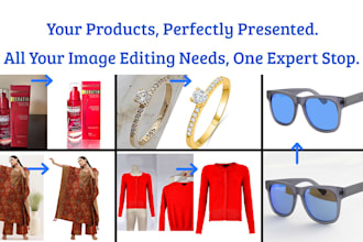 product photography bg removal retouching for ecommerce or brand website